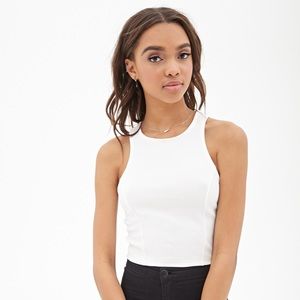 Forever 21 Racerback Crop Top